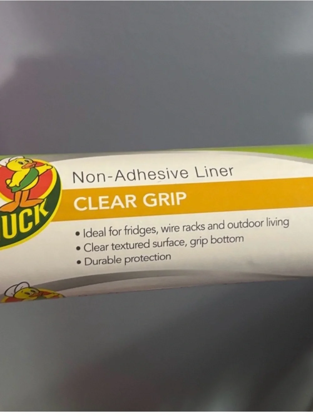 Clear grip shelf liner